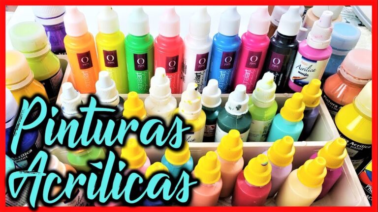 Tiendas de manualidades con pintura acr&iacute;lica en T&iacute;as